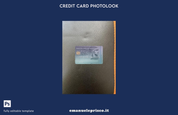 stile verificato USA Scopri il modello frontale photolook della carta platino de